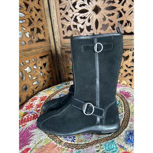 Cole Haan Women's Black Suede Waterproof NIKEAIR B